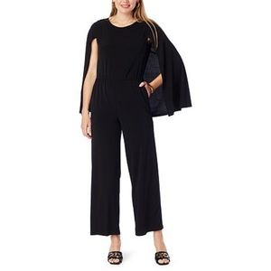 NWT woman’s cape jumpsuit in sz l, with pockets. Waist is elastic for comfort.